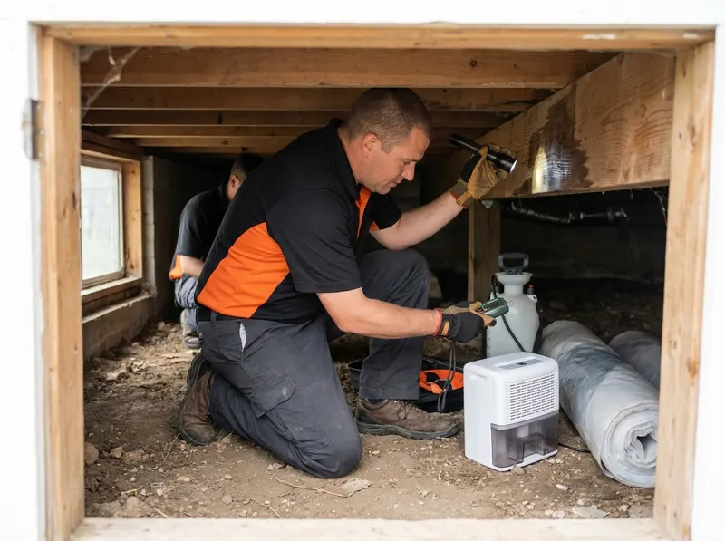 Crawlspace and Subfloor Moisture-Pest Mitigation in Rapid City, SD